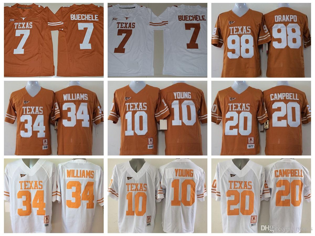 2017 Texas Longhorns 7 Shane Buechele College Football Jerseys 10 Vince Young 34 Ricky Williams 20 Earl Campbell 98 Brian Orakpo Colt McCoy, Orange 98
2017 Texas Longhorns 7 Shane Buechele College Football Jerseys 10 Vince Young 34 Ricky Williams 20 Earl Campbell 98 Brian Orakpo Colt McCoy, Orange 98