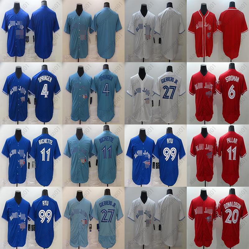 Jerseys 4 George Springer Toronto Personnalisé 27 Vladimir Guerrero Jr. Cavan Biggio Joe Carter Bo Bichette Alomar Baseball
Jerseys 4 George Springer Toronto Personnalisé 27 Vladimir Guerrero Jr. Cavan Biggio Joe Carter Bo Bichette Alomar Baseball