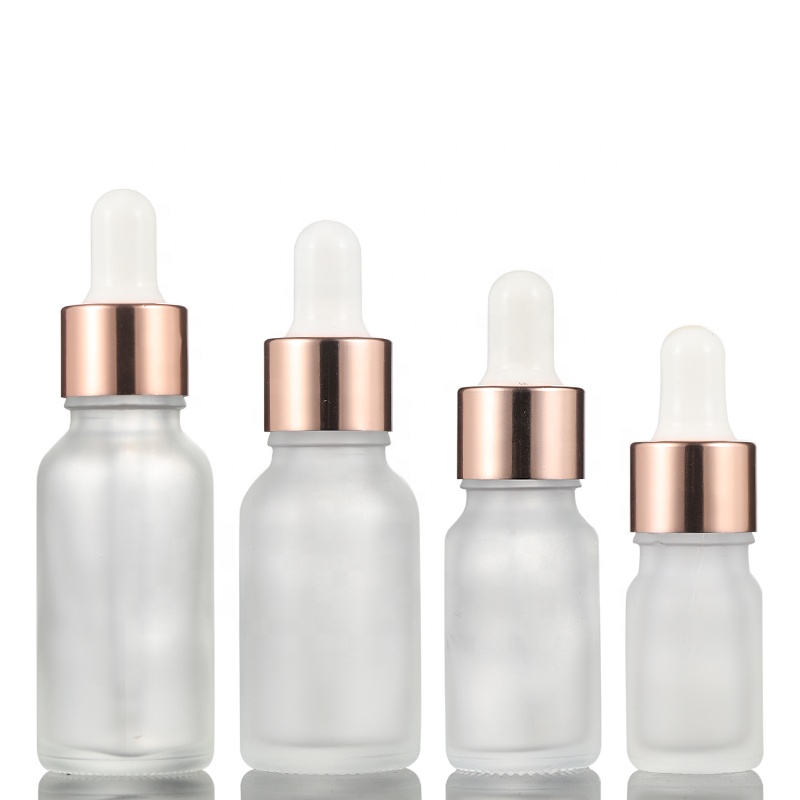 Frosted Clear Glass Essential Oil Perfume Bottle Liquid Reagent Pipette Dropper Bottles With Rose Gold Cap 5ml 10ml 15ml 20ml 30ml 50ml 100ml
Frosted Clear Glass Essential Oil Perfume Bottle Liquid Reagent Pipette Dropper Bottles With Rose Gold Cap 5ml 10ml 15ml 20ml 30ml 50ml 100ml