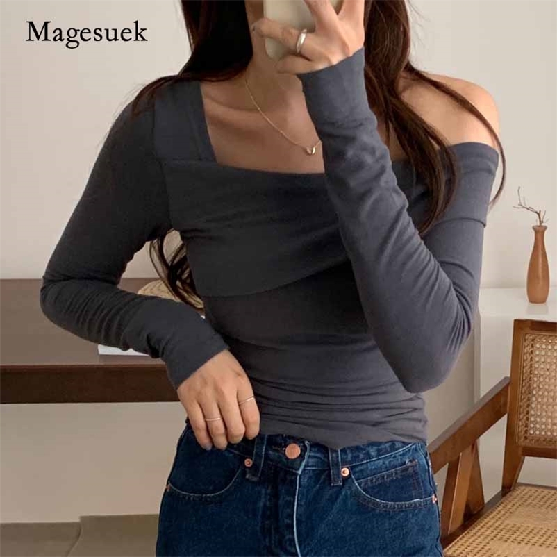 Women Solid Cotton Elastic Long Sleeve Blouse Off-shoulder Sexy Tops Irregular Collar Pullover Shirt Blusas 11268 210518, Gray
Women Solid Cotton Elastic Long Sleeve Blouse Off-shoulder Sexy Tops Irregular Collar Pullover Shirt Blusas 11268 210518, Gray