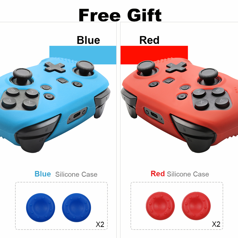 Silicone Cover For Nintend Switch Pro Controller Gamepad Rubber Skin Grip Case Protective For NS Joystick Thumb Grips Caps
