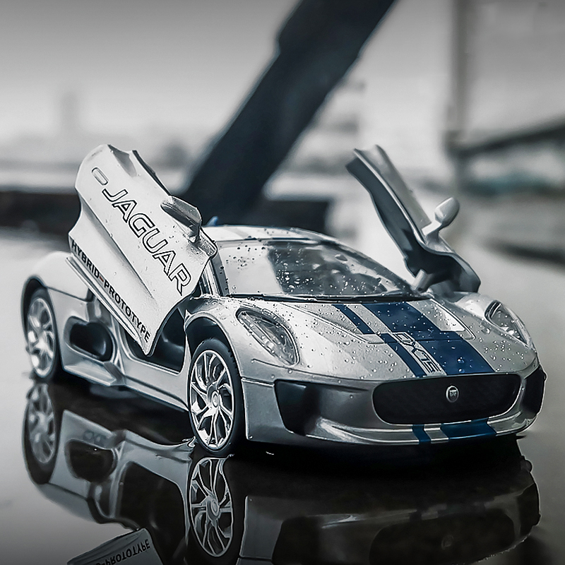 132 Jaguar C-X75 Sports Car Model Toy Simulation Pull Back Alloy Die Cast Toys Vehicle For Boys Girls
132 Jaguar C-X75 Sports Car Model Toy Simulation Pull Back Alloy Die Cast Toys Vehicle For Boys Girls