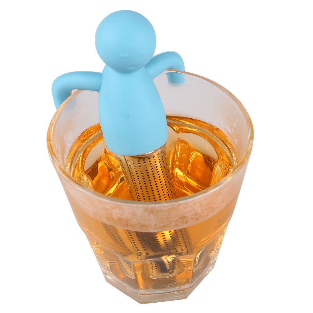 Umbrella Tea Infuser Ball Shape Loose Leaf Silicone Strainer Shark Owl Filter Stainless Steel Kitchen Teaware Free shipping