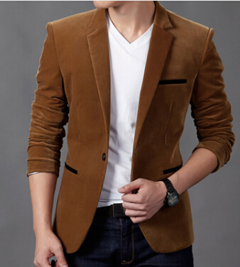 Mens Fashion Blazer British's Style Casual Slim Fit Suit Jacket Male Blazers Men Coat Terno Masculino Plus Size 4XL