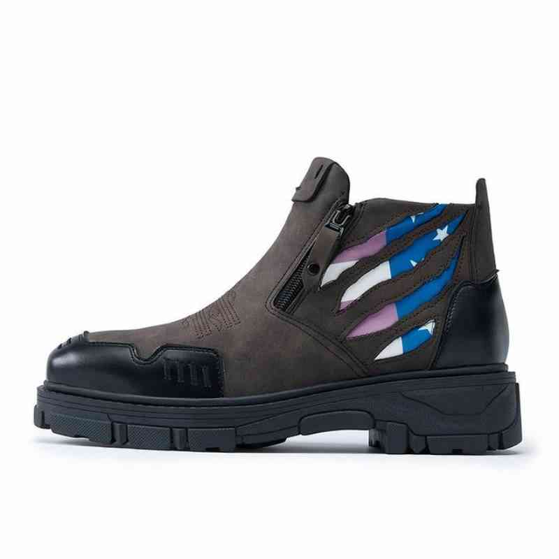 Dress Shoes Autumn and Winter PU Handmade Zipper Boots Classic Ankle Men's Casual Fashion Combat ZZ343 3PFW, Black
Dress Shoes Autumn and Winter PU Handmade Zipper Boots Classic Ankle Men's Casual Fashion Combat ZZ343 3PFW, Black