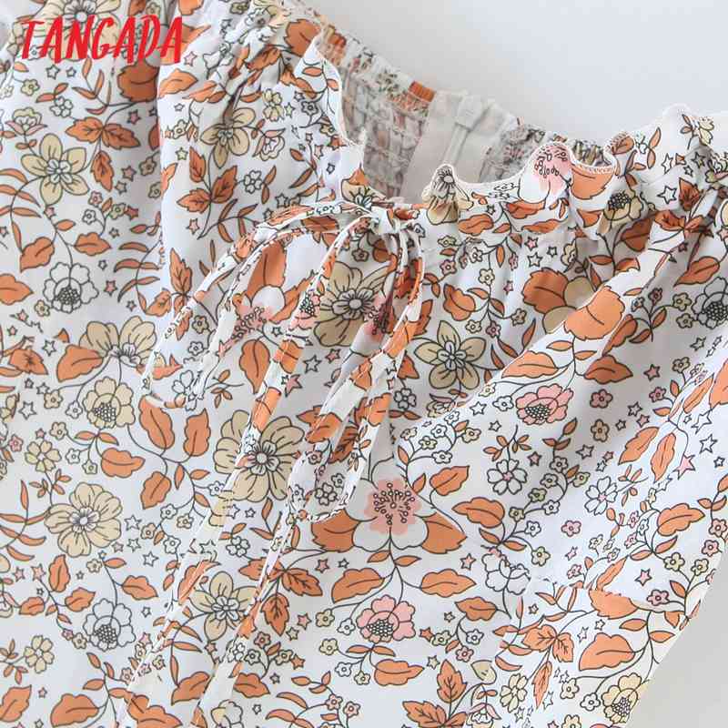 Summer Women Floral Sexy Off Shoulder Short Sleeve Ladies Holiday Dress Vestidos DZ17 210416
