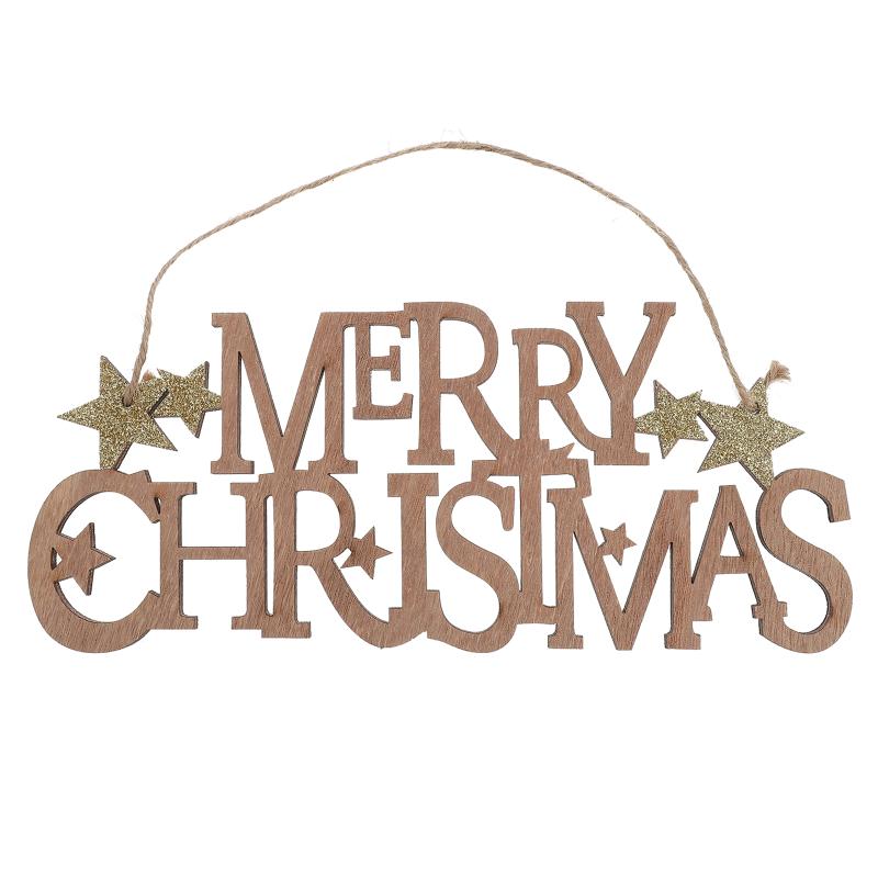 Christmas Decorations 1pc Wooden Letter Hanging Adorn Home Decor Creative Xmas Tree Prop
Christmas Decorations 1pc Wooden Letter Hanging Adorn Home Decor Creative Xmas Tree Prop