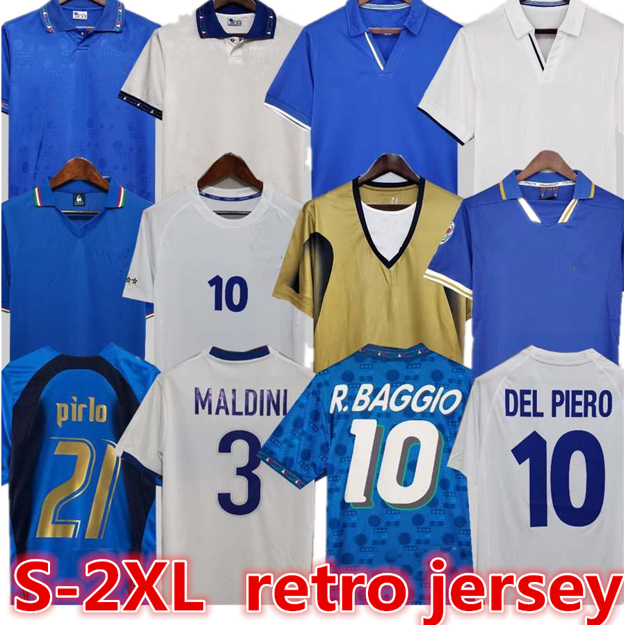 1982 Italy Retro soccer Jersey 1990 1996 1998 2000 HOME FOOTBALL 1994 Maldini Baggio Donadoni Schillaci Totti Del Piero 2006 Pirlo Inzaghi buffon 888, Ivory
1982 Italy Retro soccer Jersey 1990 1996 1998 2000 HOME FOOTBALL 1994 Maldini Baggio Donadoni Schillaci Totti Del Piero 2006 Pirlo Inzaghi buffon 888, Ivory
