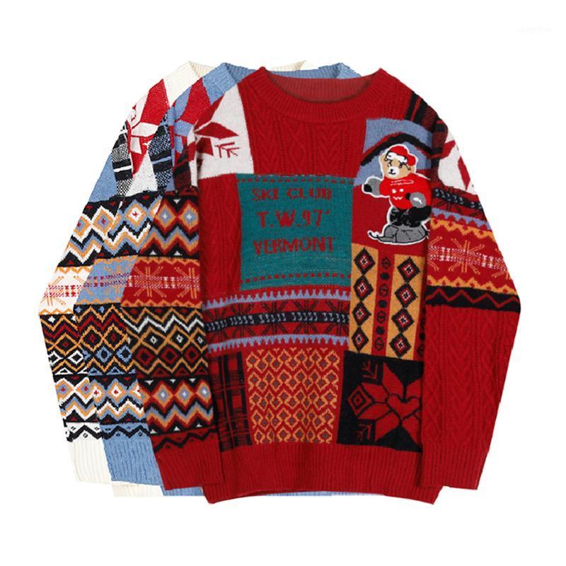 Women's Sweaters Sweater Women European Style Stitching Round Neck Loose Cardigan Letter Hit Color Bear Print Knitted Pullover Blouse Top, Blue
Women's Sweaters Sweater Women European Style Stitching Round Neck Loose Cardigan Letter Hit Color Bear Print Knitted Pullover Blouse Top, Blue