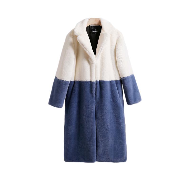 Women's Fur & Faux Winter Coat Fashion Loose Thick Warmth Coats Women White Blue Stitching Imitation Mink Jackets S-5XL Plus Size Outerwear, Black
Women's Fur & Faux Winter Coat Fashion Loose Thick Warmth Coats Women White Blue Stitching Imitation Mink Jackets S-5XL Plus Size Outerwear, Black