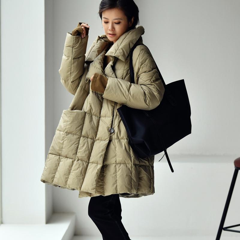 Women's Trench Coats MICOCO Y6397C Literature And Art Contracted Temperament Loose Side Buckle Big Lapel Medium Length Down Jacket, Tan;black
Women's Trench Coats MICOCO Y6397C Literature And Art Contracted Temperament Loose Side Buckle Big Lapel Medium Length Down Jacket, Tan;black