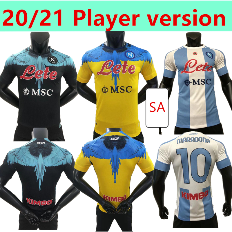 20 21 Napoli Player version soccer jersey special edition KOULIBALY camiseta de fútbol INSIGNE Maradona maillot foot MERTENS camisa, Black
20 21 Napoli Player version soccer jersey special edition KOULIBALY camiseta de fútbol INSIGNE Maradona maillot foot MERTENS camisa, Black