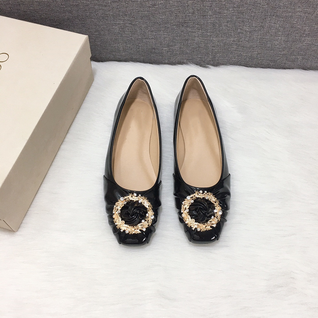100% leather luxury designer dress shoes ladies round toe ballet flats casual soft heel design, Black
100% leather luxury designer dress shoes ladies round toe ballet flats casual soft heel design, Black