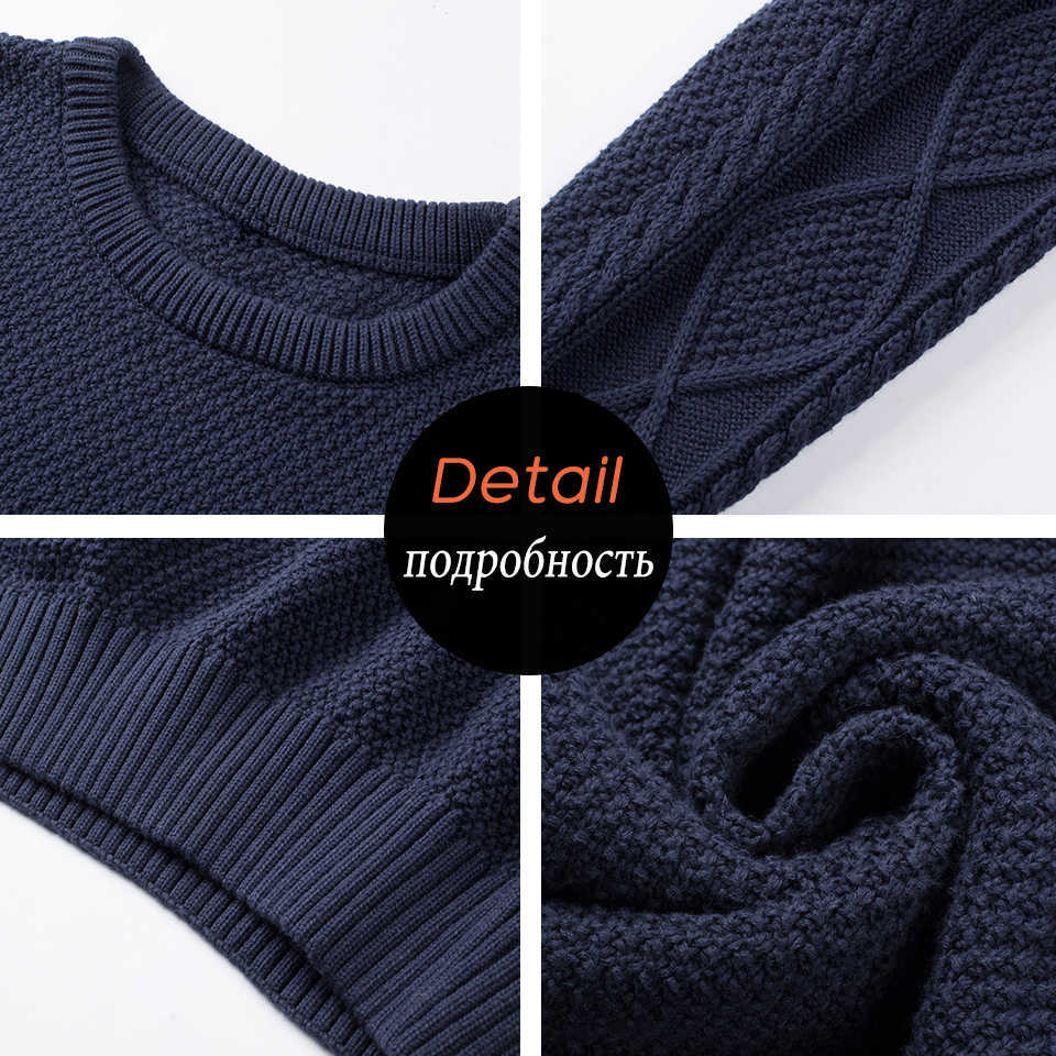 Luulla Men Spring Casual 100% Cotton Warm Sweater Pullovers Men Autumn Fashion 3D Geometric Soft Sweater Jumpers Men Plus 210818