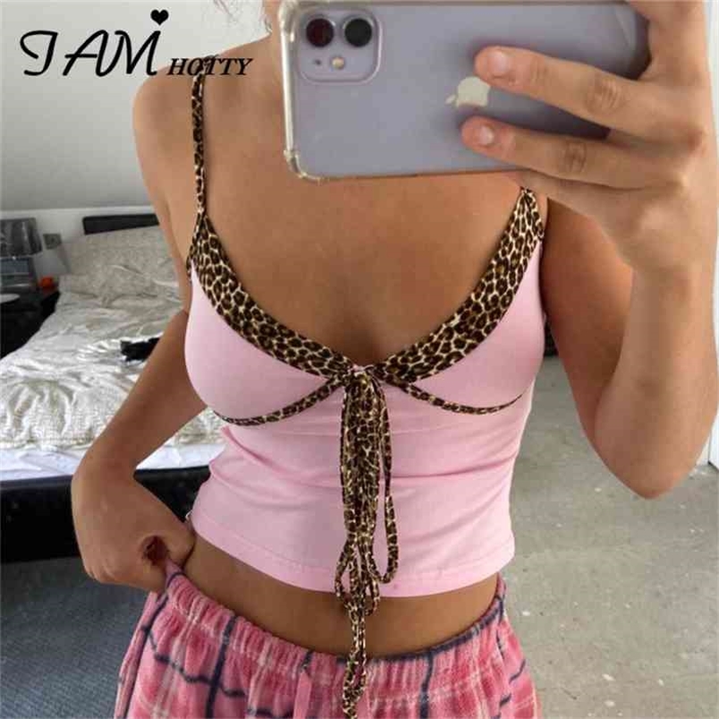 IAMHOTTY Pink Solid Patchwork Leopard Pint Y2K Crop Top Women V Neck Sexy Bodycon Casual Outfits Girls Tops Femme Harajuku Tees 210407
IAMHOTTY Pink Solid Patchwork Leopard Pint Y2K Crop Top Women V Neck Sexy Bodycon Casual Outfits Girls Tops Femme Harajuku Tees 210407