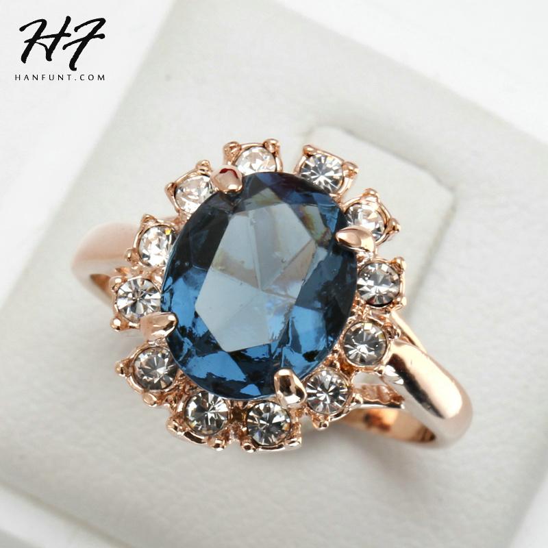 Cluster Rings Top Quality Rose Gold Color Blue CZ Cubic Zirconia Ring Bague Fashion Anniversary Jewelry For Women Anel R189, Golden;silver
Cluster Rings Top Quality Rose Gold Color Blue CZ Cubic Zirconia Ring Bague Fashion Anniversary Jewelry For Women Anel R189, Golden;silver