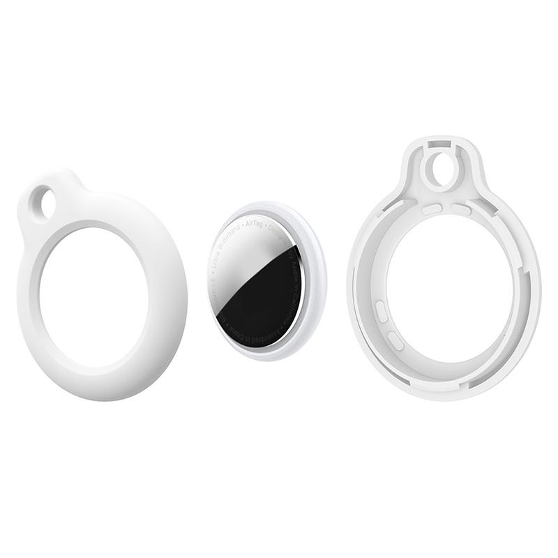 Hooks & Rails Anti-Lost Locator Tracker Case Cover For Apple Airtags Shockproof Anti-scratch Keychain Protective Sleeve Hook Air Tags