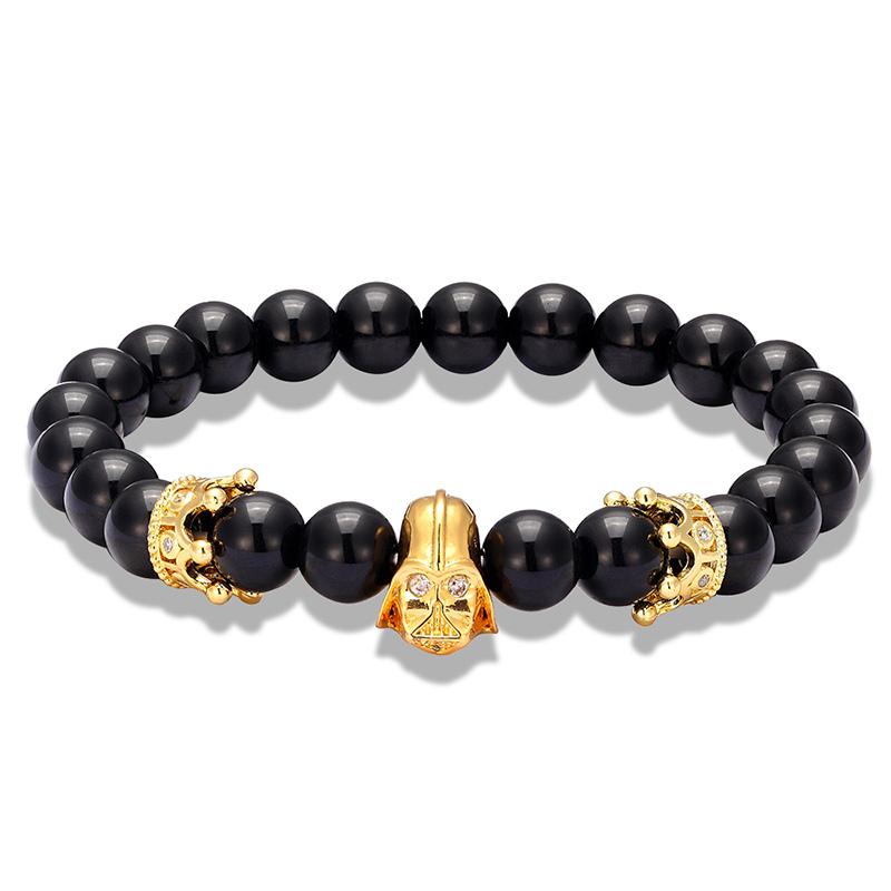 Link, Chain JAAFAR Knight Roman Spartan Warrior Gladiator Helmet Bracelet Men's Stone Bead Spicy Yoga Stretch Jewelry
Link, Chain JAAFAR Knight Roman Spartan Warrior Gladiator Helmet Bracelet Men's Stone Bead Spicy Yoga Stretch Jewelry