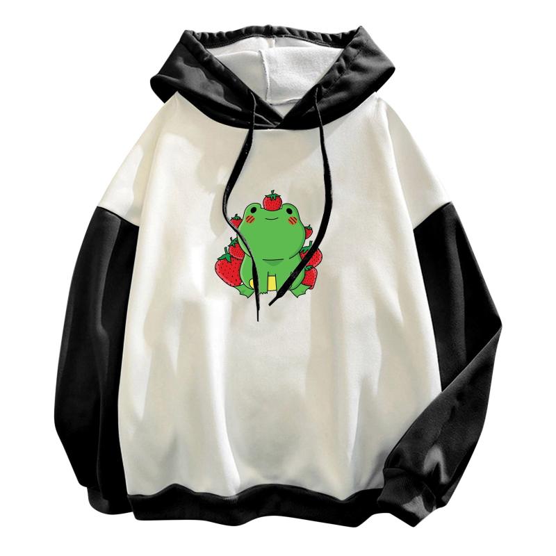 Women's Hoodies & Sweatshirts Cute Animal Printing Kawaii Anime Harajuku Clothes Oversized Pullover Girls Women Jackets Moletom, Black
Women's Hoodies & Sweatshirts Cute Animal Printing Kawaii Anime Harajuku Clothes Oversized Pullover Girls Women Jackets Moletom, Black