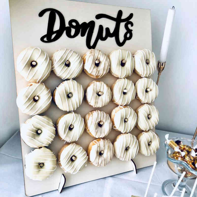 Wooden 20 Donut Wall Stand Wedding Decoration Boy Girl Birthday Party Donuts Stand Baby Shower Doughnut Weds Deco 210408
Wooden 20 Donut Wall Stand Wedding Decoration Boy Girl Birthday Party Donuts Stand Baby Shower Doughnut Weds Deco 210408