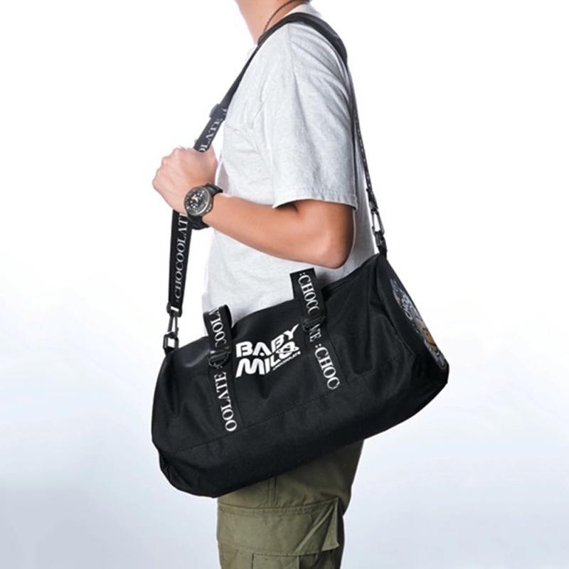 Duffel Bags Men PU Gym Bag Travel Luggage Leather Shoulder Outoor Sports Fitness Training Yoga Tote Handbags Traveling, Black
Duffel Bags Men PU Gym Bag Travel Luggage Leather Shoulder Outoor Sports Fitness Training Yoga Tote Handbags Traveling, Black
