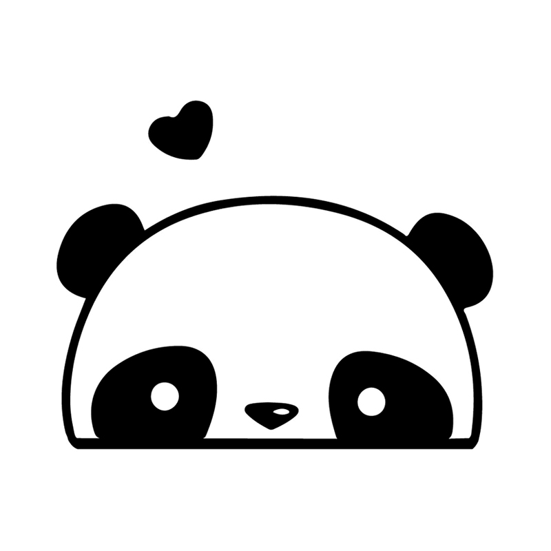 13.9*11.1CM Coolest Silhouette Heart Animal Bear Graphic Car Sticker Accessories Vinyl
