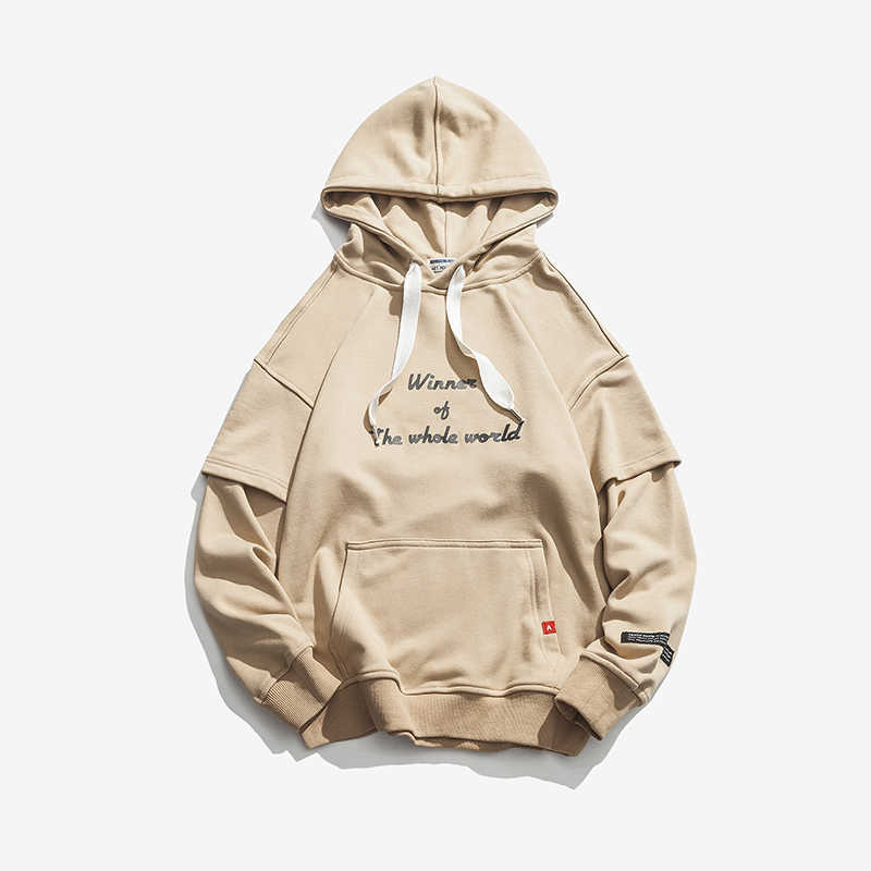 Street Style Autumn Hoodies Men Oversize Japanese Letter Printed Sweatshirts Men's Casual Hooded Outdoor Streetwear Women Hoodie 210603