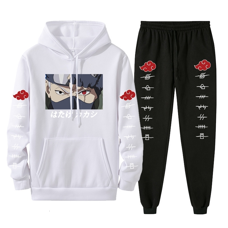 Autumn and winter Japanese animation Naruto Kakashi men's women's sweatpants couple Fleece Hoodie suit, Gray
Autumn and winter Japanese animation Naruto Kakashi men's women's sweatpants couple Fleece Hoodie suit, Gray