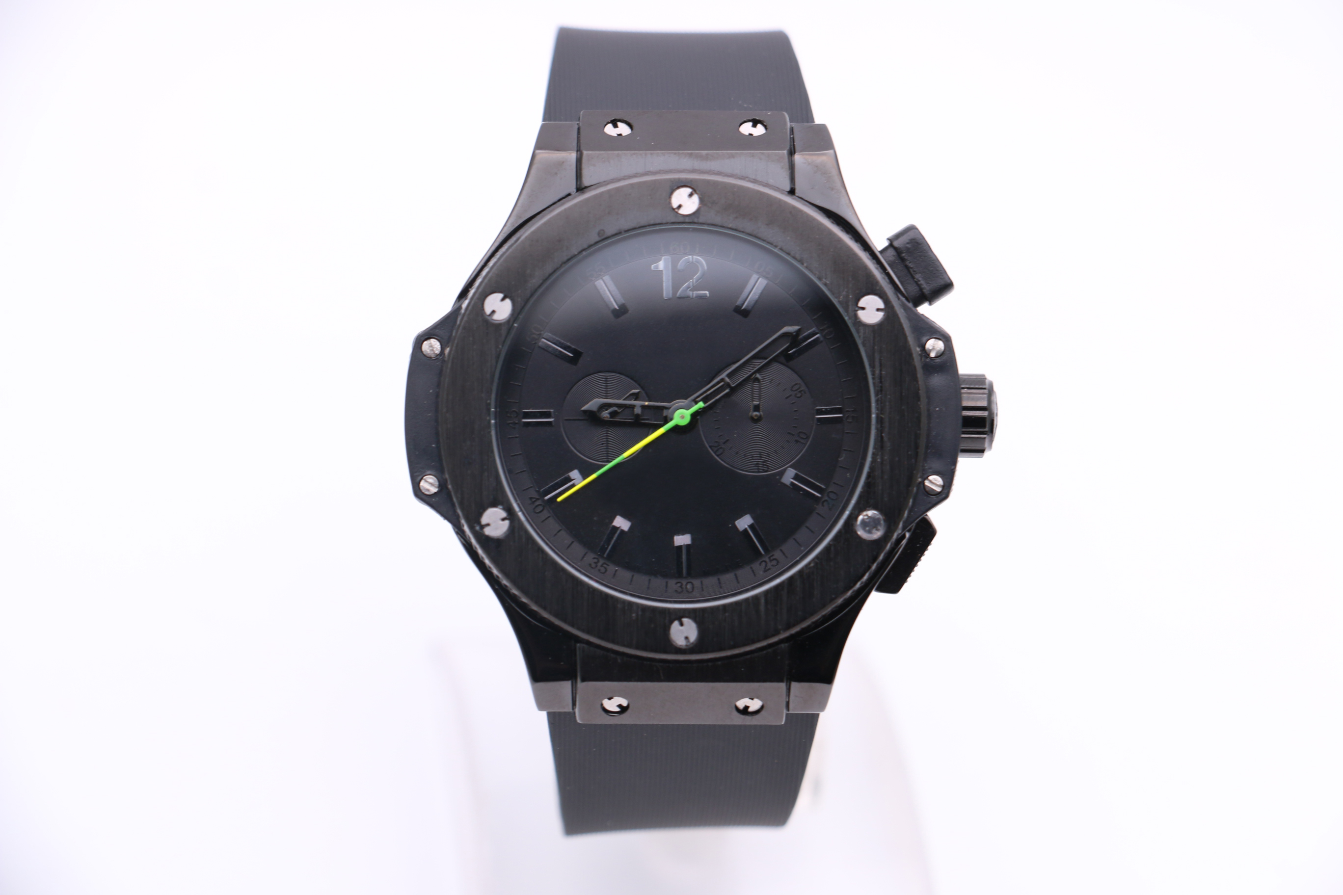 Men's mechanical watch NX modern fashion business black stainless steel case rubber strap dial lv six-pin multi-function calendar, Multi-color
Men's mechanical watch NX modern fashion business black stainless steel case rubber strap dial lv six-pin multi-function calendar, Multi-color