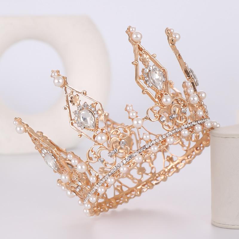 Hair Clips & Barrettes Lxury Full Round Tiara And Crown Jewelry Crystal Simulated Pearl Circle De Noiva Headoiece Accessories XH, Golden;silver
Hair Clips & Barrettes Lxury Full Round Tiara And Crown Jewelry Crystal Simulated Pearl Circle De Noiva Headoiece Accessories XH, Golden;silver