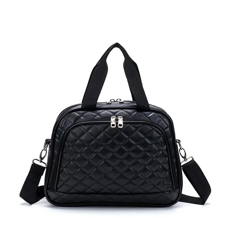16"20"24"28" Inc Women Luxury Leather Trolley Koffers Spinner Cabin Travel Suitcase Luggage Set On Wheels Suitcases