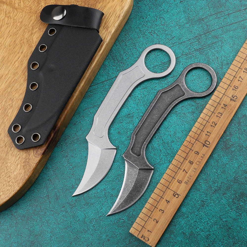 Karambit Fixed Blade Hunting Knife Real Fixed Blade Combat Knife kydex Sheath Sheath Tactical Survival Tool
Karambit Fixed Blade Hunting Knife Real Fixed Blade Combat Knife kydex Sheath Sheath Tactical Survival Tool