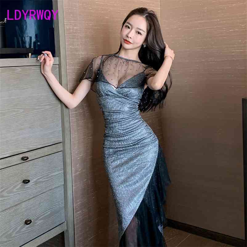 LDYRWQY summer Korean slim low-cut sexy fashion v-neck dress Office Lady Polyester Lace Regular 210603, Silver gray
LDYRWQY summer Korean slim low-cut sexy fashion v-neck dress Office Lady Polyester Lace Regular 210603, Silver gray