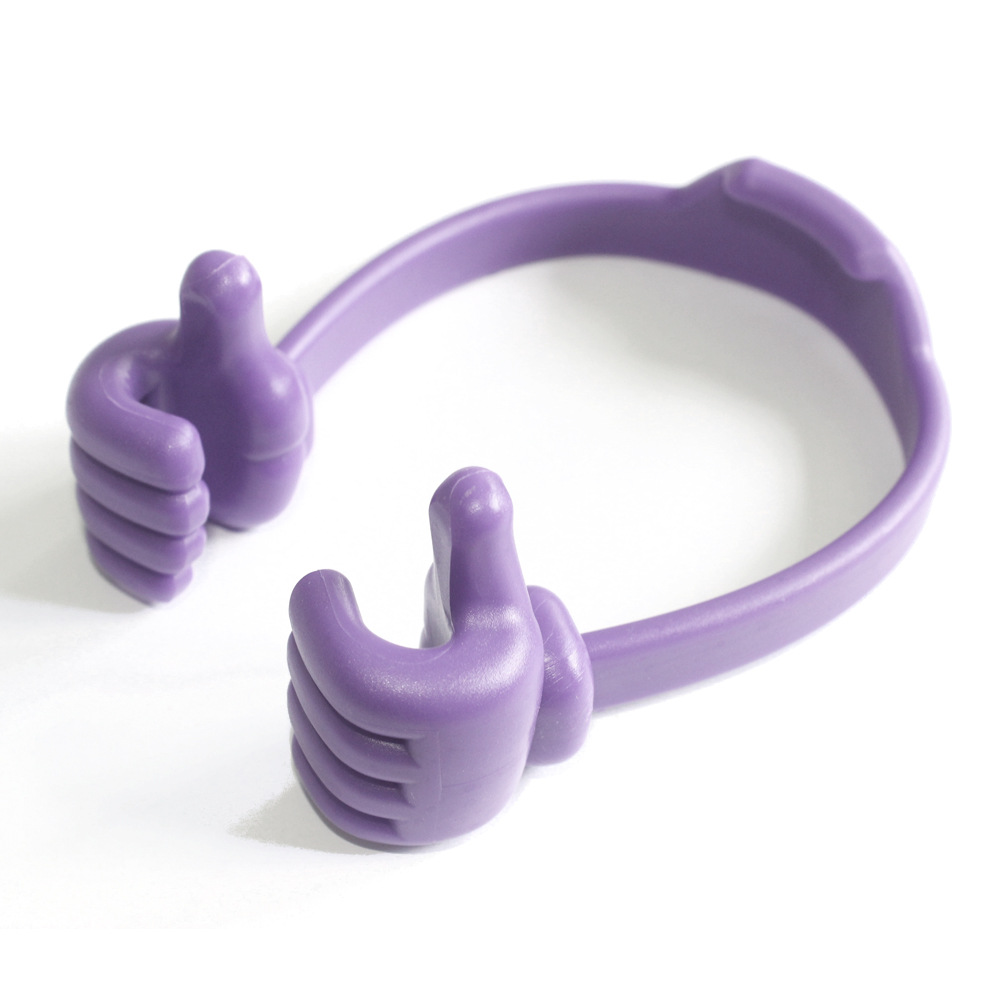 Universal Thumb OK Bracket MobilePhone Stand Desktop Mount Plastic Phone Holder Portable For CellPhone Tablet PC 8 Color