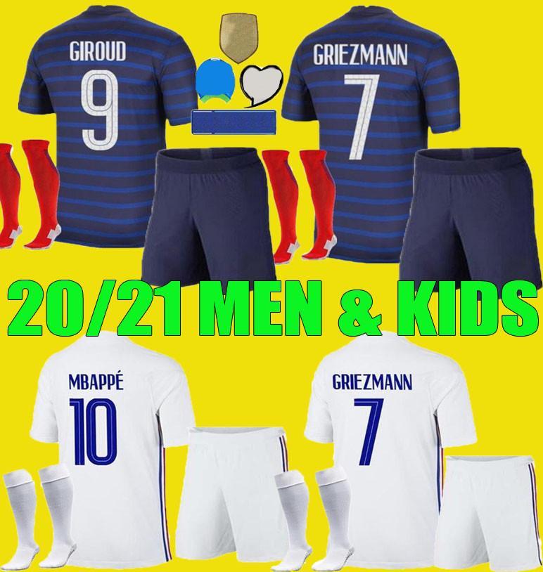 Men+Kids Kits 2020 2021 Enfants Maillot De Football Mbappe …