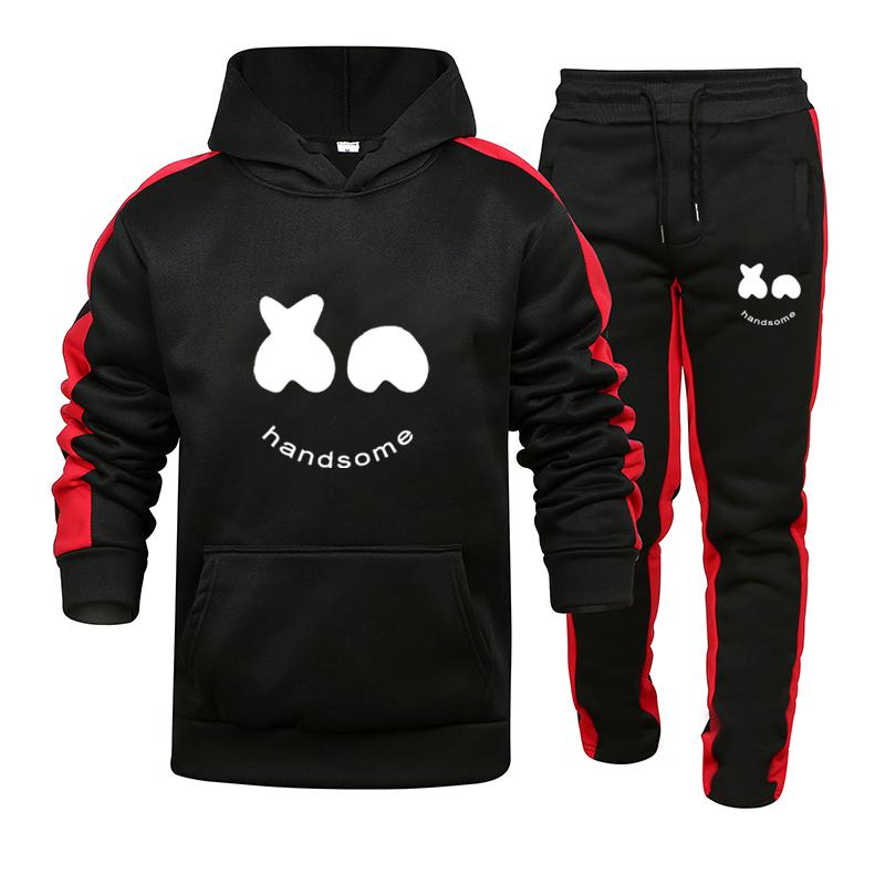 Men' Tracksuits Autumn Winter Tracksuit Hoodies Set Hoodie+Pants 2 Pieces Suit Men Sportswear Running Jogging Fitness Clothes Sweat Suits, Black
Men' Tracksuits Autumn Winter Tracksuit Hoodies Set Hoodie+Pants 2 Pieces Suit Men Sportswear Running Jogging Fitness Clothes Sweat Suits, Black
