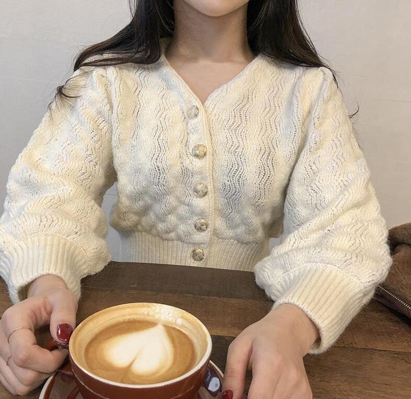 women's knits & tees spring and autumn look thin new thick short sweater high waist loose outer wear cardigan jacket coat women d6, White
women's knits & tees spring and autumn look thin new thick short sweater high waist loose outer wear cardigan jacket coat women d6, White