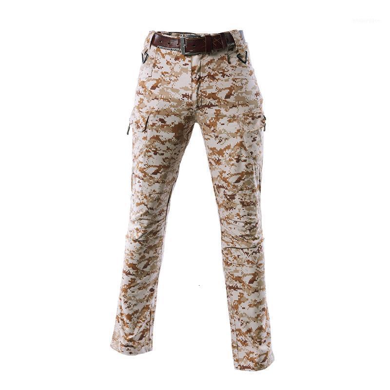 Men's IX7 Tactical Cargo Pants Elastic Multiple Pocket Male Trousers Waterproof Wear-Resistant Outdoor Tactical1 VG1Q