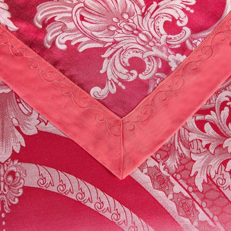 Luxury Silk Cotton Jacquard 4pcs Bedding 100%cotton Embroidered Duvet Cover Bed Sheet Pillowcase Drop Red Wedding Sets