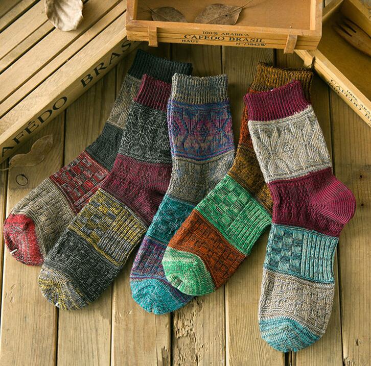 New Men Cotton Vintage knitting Socks Women Spiral pattern Weave Socks Winter Warm Colorful Socks Hosiery WJL0447
New Men Cotton Vintage knitting Socks Women Spiral pattern Weave Socks Winter Warm Colorful Socks Hosiery WJL0447