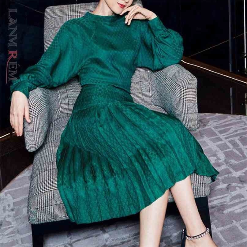 Summer Pleated Print Dress Temperament Long Sleeve Slim High Waist Green Loose Bandage Dresses 2H173 210526
Summer Pleated Print Dress Temperament Long Sleeve Slim High Waist Green Loose Bandage Dresses 2H173 210526
