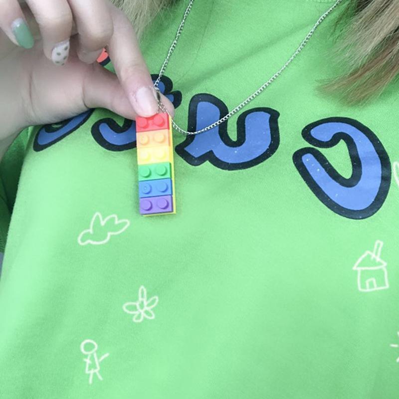 Pendant Necklaces Stainless Rainbow Blocks Necklace For Men Women Gay And Lesbian Choker Lace Color Collar Punk Jewelry Party Gift, Silver
Pendant Necklaces Stainless Rainbow Blocks Necklace For Men Women Gay And Lesbian Choker Lace Color Collar Punk Jewelry Party Gift, Silver