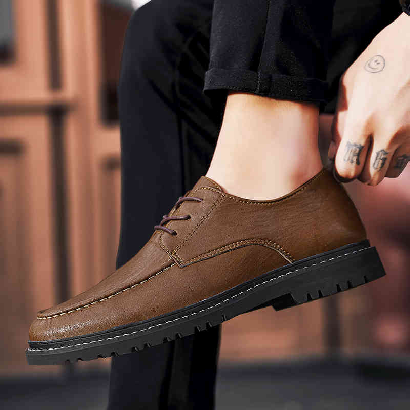 dress shoes new men casual handmade oxford comfortable men's split leather flats elegantes business formal mens sneakers pk5n, Black
dress shoes new men casual handmade oxford comfortable men's split leather flats elegantes business formal mens sneakers pk5n, Black