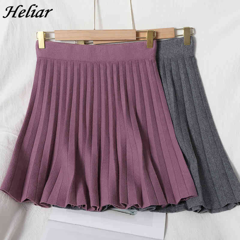 Fashion Short Pleat Skirts For Women A-Line Slim High Waist Purple Mini Knitted School Girls Sexy Cute Street 210518, Black
Fashion Short Pleat Skirts For Women A-Line Slim High Waist Purple Mini Knitted School Girls Sexy Cute Street 210518, Black