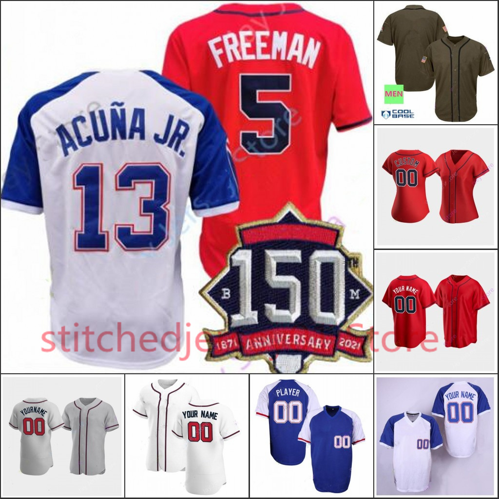 2021 WS World Series Baseball Jersey Ozzie Albies Freddie Freeman Austin Riley Ronald Acuna Jr. Jorge Soler Contreras Luke Jackson Max Fried Joc Pederson Aaron Jones, Blue
2021 WS World Series Baseball Jersey Ozzie Albies Freddie Freeman Austin Riley Ronald Acuna Jr. Jorge Soler Contreras Luke Jackson Max Fried Joc Pederson Aaron Jones, Blue