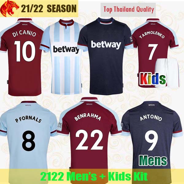 21 22 West Ham Soccer Jerseys United ANTONIO 2021 2022 BENRAHMA YARMOLENKO DI CANIO LANZINI NOBLE BOWEN Football shirt P. FORNALS CRESSWELL Mens Jersey Kids Kit, Kids 2122 home
21 22 West Ham Soccer Jerseys United ANTONIO 2021 2022 BENRAHMA YARMOLENKO DI CANIO LANZINI NOBLE BOWEN Football shirt P. FORNALS CRESSWELL Mens Jersey Kids Kit, Kids 2122 home