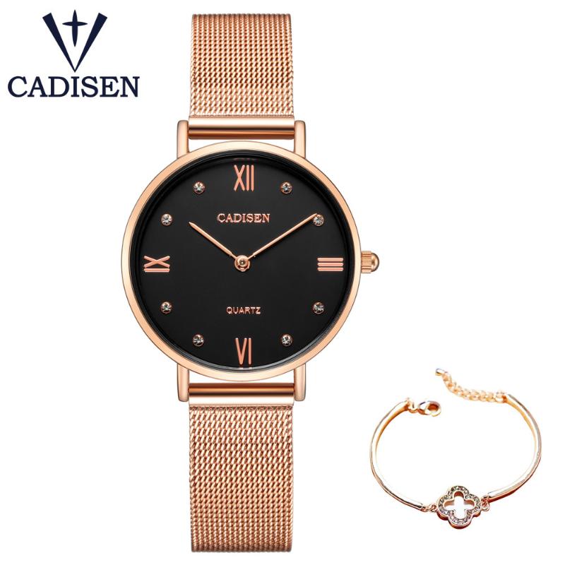 Wristwatches CADISEN 2021 Women Watch Quartz Mesh With Simple Design Elegant Fashion Waterproof, Slivery;brown
Wristwatches CADISEN 2021 Women Watch Quartz Mesh With Simple Design Elegant Fashion Waterproof, Slivery;brown