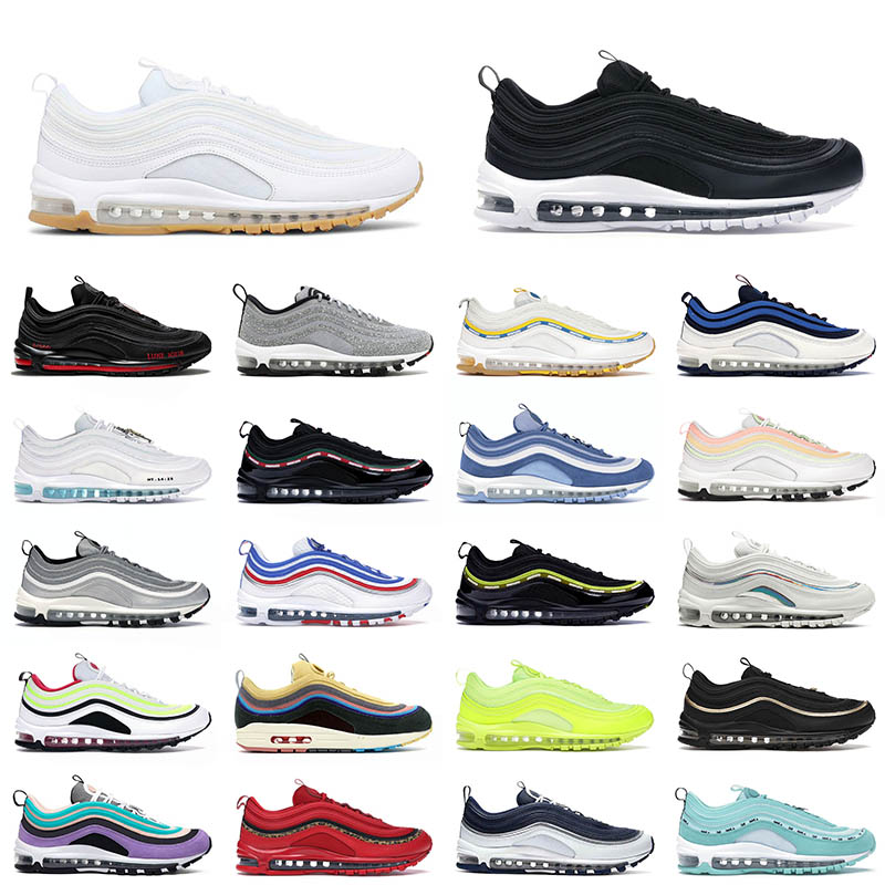 Top Quality 2021 Classic 97 Running Sports Shoes Black White Gum Mens Women Air Max 97s Volt Undefeated UCLA Satan Airmax Trainers Sneakers
Top Quality 2021 Classic 97 Running Sports Shoes Black White Gum Mens Women Air Max 97s Volt Undefeated UCLA Satan Airmax Trainers Sneakers