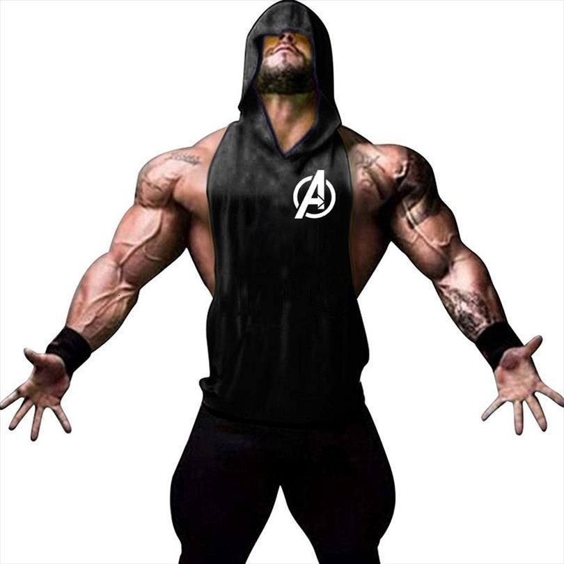 brand workout clothes fitness mens hooded cotton vest mesh sweatshirt sleeveless top, White;black
brand workout clothes fitness mens hooded cotton vest mesh sweatshirt sleeveless top, White;black