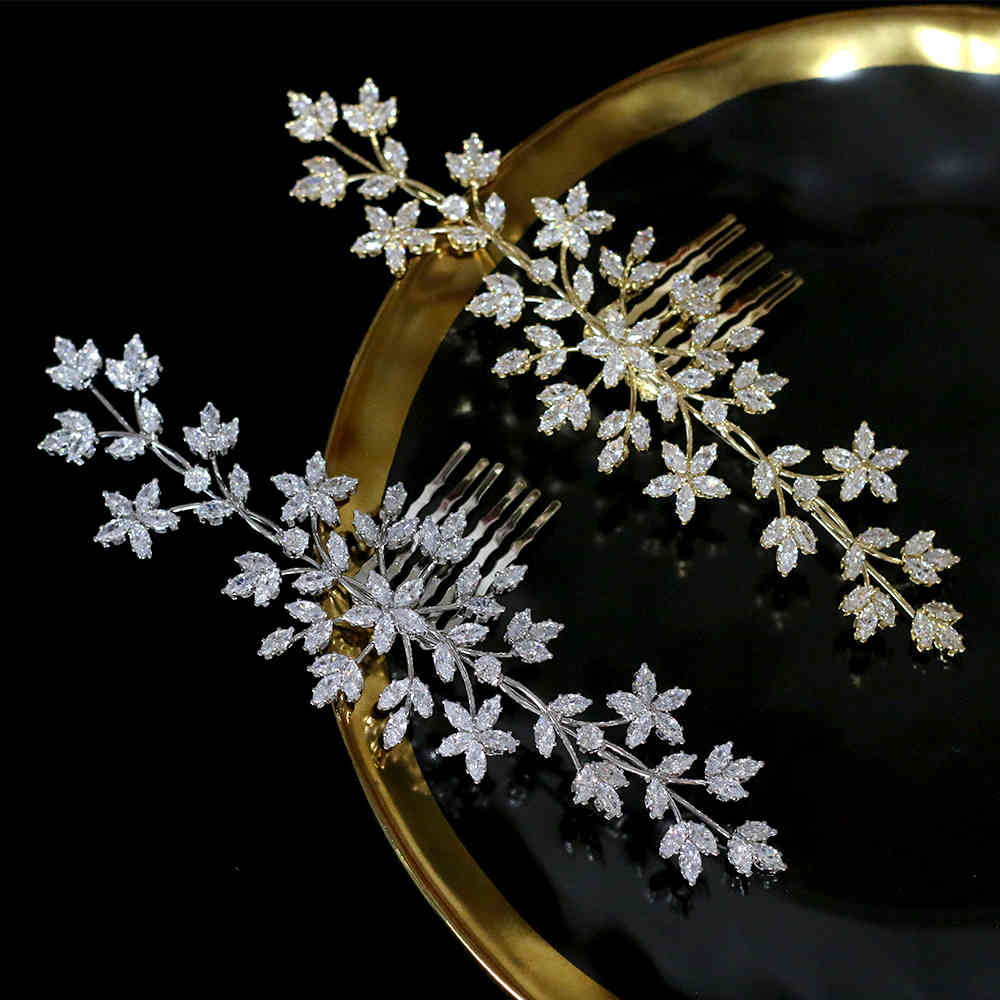 ASNORA High quality zirconia comb bridal jewelry headdress wedding hair beauty salon accessories
ASNORA High quality zirconia comb bridal jewelry headdress wedding hair beauty salon accessories